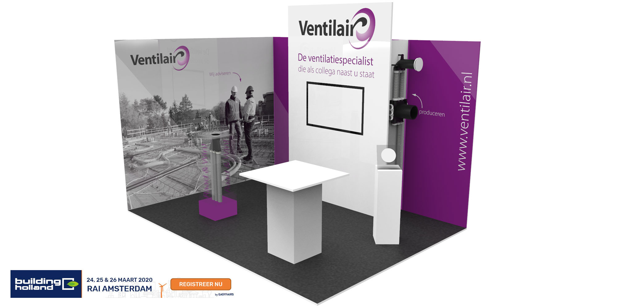 Stand Ventilair Building Holland